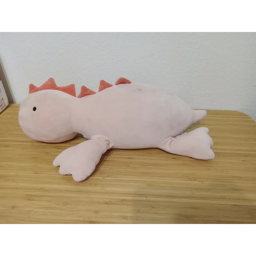 Pillowfort Weighted Plush Pink Dino Dinosaur Throw Pillow Target‎ Sensory Toy